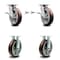 Service Caster 8 Inch Kingpinless Poly on Polyolefin Wheel Caster Swivel Locks 2 Rigid, 2PK SCC-KP30S820-PPUR-BSL-2-R-2 - alternate 1